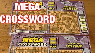 Mega Crossword Tickets‼️California Lottery Scratchers🤞🍀🍀🍀