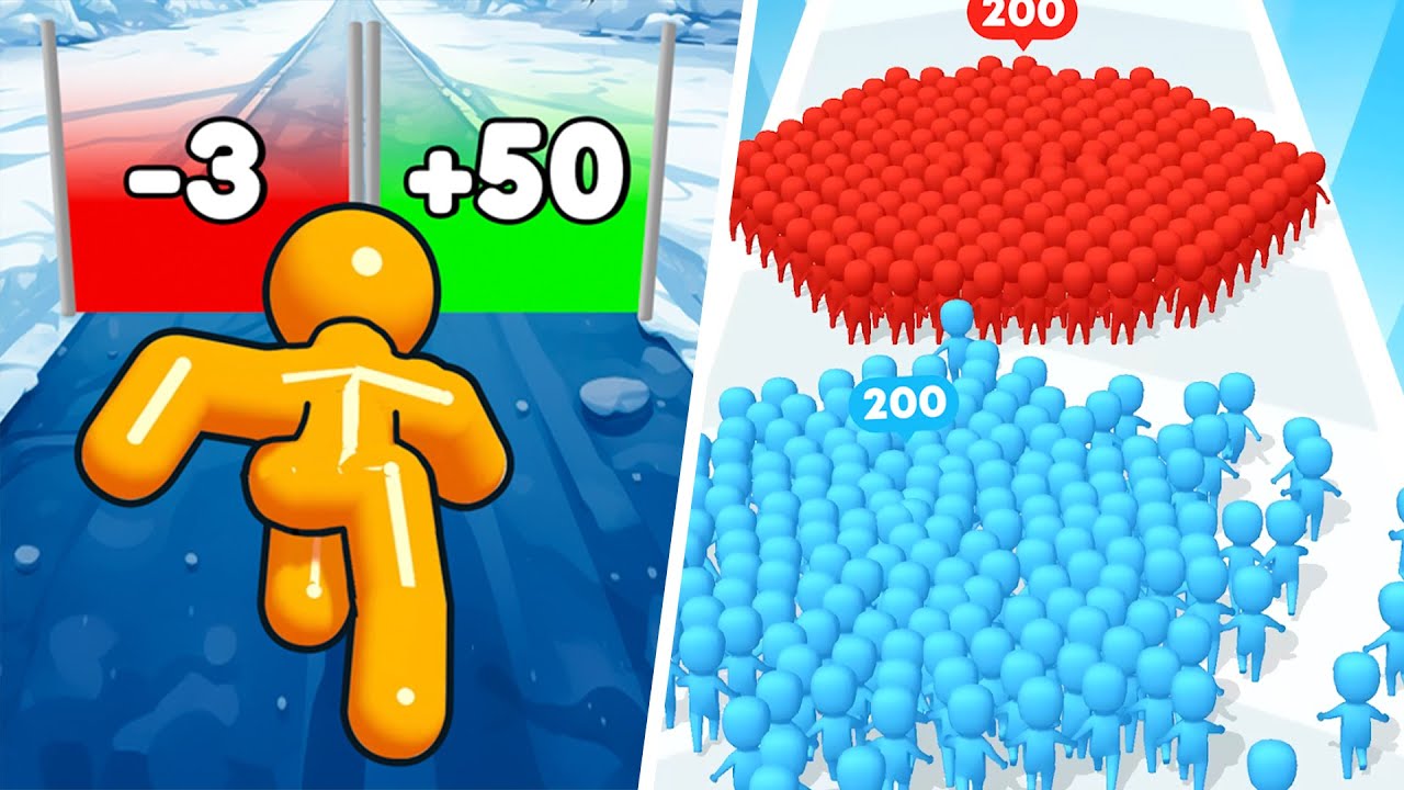 Tall Man Run 🆚 Count Masters 3D - 🌻🧿🌺New Levels Walkthrough Gameplay MC52