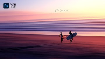 How to Blur Background in Photoshop - [adobe photoshop cc] in Hindi | Path Blur in Photoshop