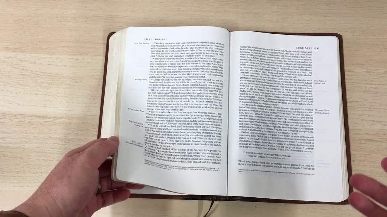 Bible Review: Crossway ESV Legacy Bible - YouTube