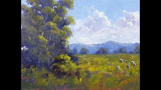 Learn To Paint TV E75 "The Last Hay Bales" Water Mixable Oil Painting Beginners Tutorial