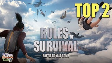 RULES OF SURVIVAL (TOP 2) Gameplay ᴴᴰ (Android iOS)