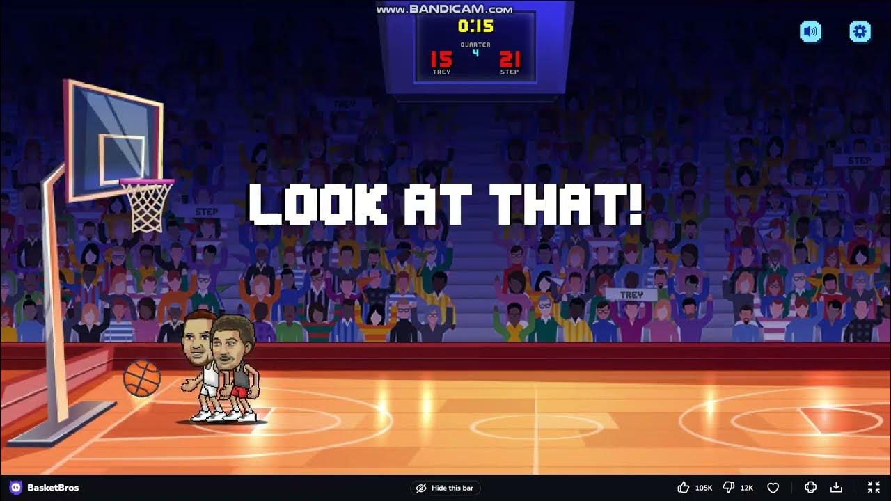 BasketBros - HTML5 Games - Crazy games #basketball #videogames #online # crazygames - YouTube