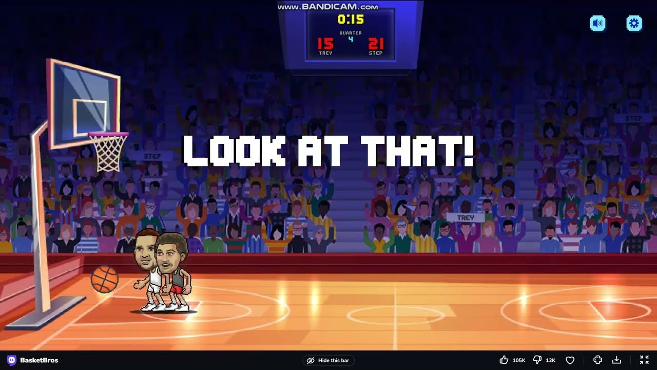 BasketBros - HTML5 Games - Crazy games #basketball #videogames #online #crazygames