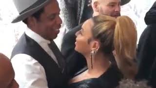 Beyoncé & Jay-Z at the 2018 Roc Nation Pre-Grammy Party