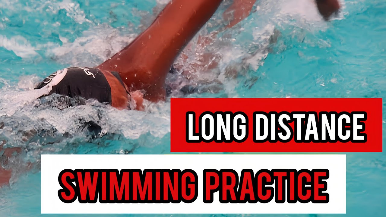 Long distance swimming practice - YouTube