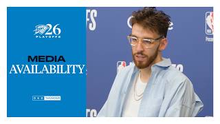 Chet Holmgren on Stacking Plays | Playoffs | Round 1 Game 2 | Postgame Media | April 22, 2026