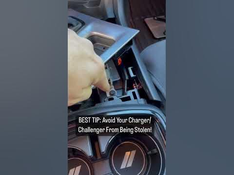 Anti-Theft Plate Dodge Charger/Challenger Stolen - YouTube