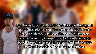 Santa Fe Klan Ft. Zimple - Guerra (Letra) [Tiradera a C Kan, Gera Mx y Dharius)