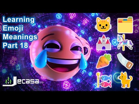 Learning Emoji Meanings | Part 18 🗃️  📇 📂  🎠 🎏 🪚 🥕 🏰 🐈 🐱
