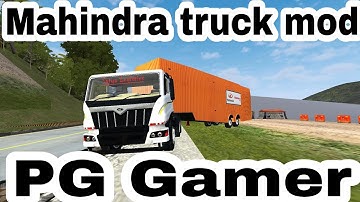 Released Mahindra Truck Mod In Bus Simulator Indonesia - Bussid Bus Mod - Bussid Truck Mod - Bussid