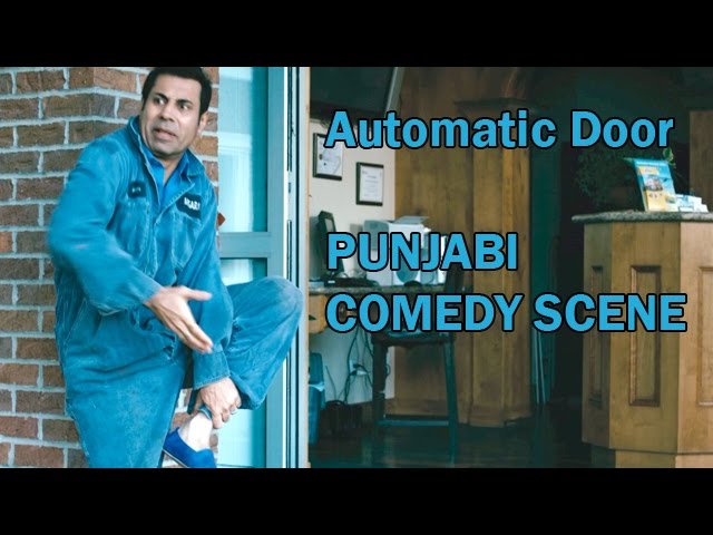 Punjabi Comedy Scene - Automatic Door || Goreyan Nu Daffa Karo || Latest Punjabi Comedy Scene class=