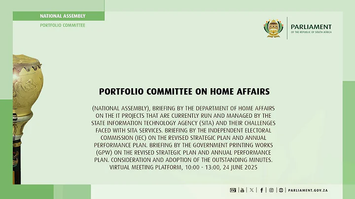 Portfolio Committee on Home Affairs, 24 June 2025