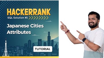 Hackerrank SQL Solution #5 Basic SQL - Japanese Cities