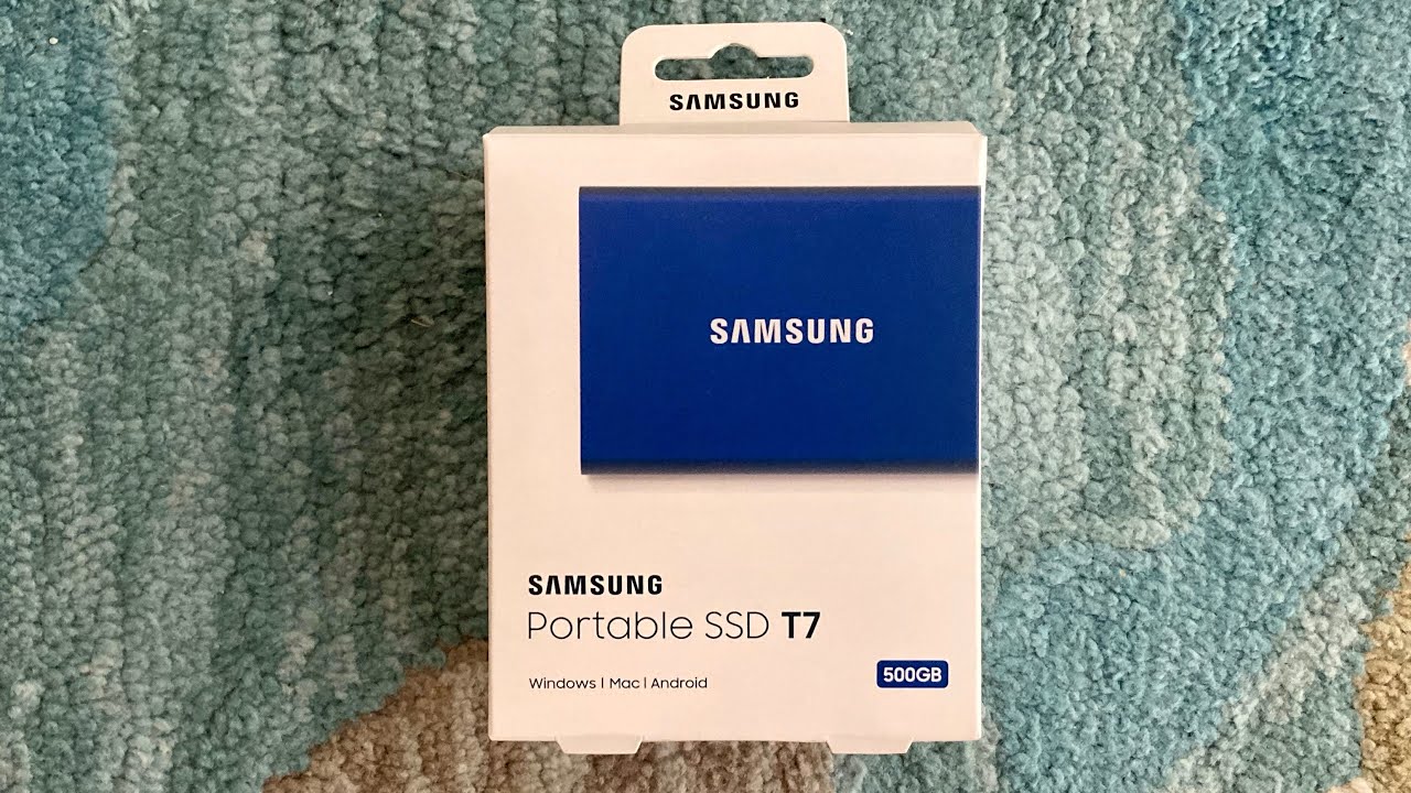 Samsung T7 Portable SSD Unbox + Setup: Super Fast! 