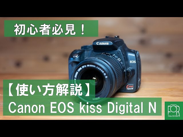 カメラ専門店のスタッフがEOS kiss Disital Nの使い方を徹底解説