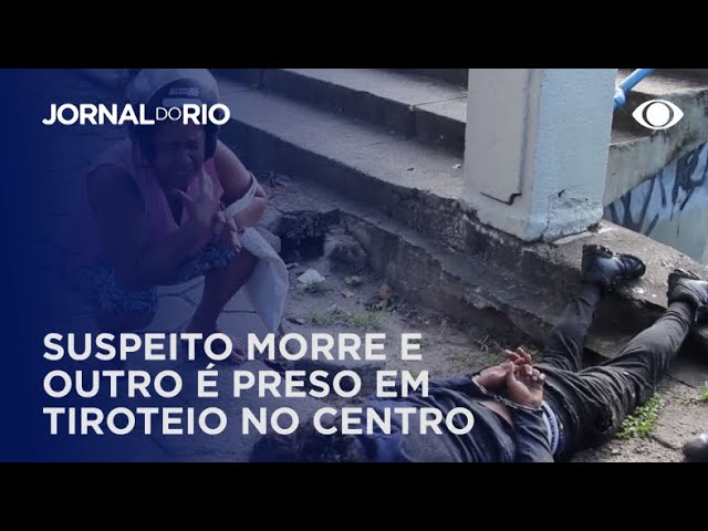 VÍDEO: motorista filma troca de tiros no Centro do Rio que