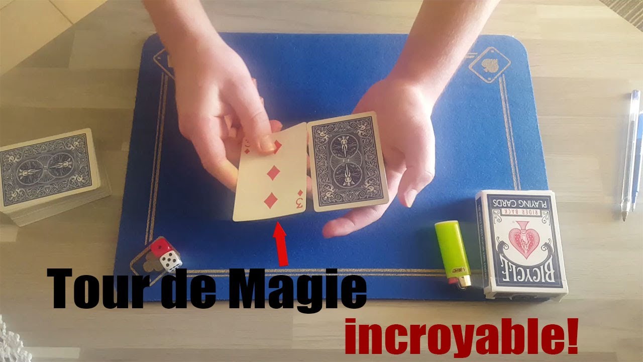 tour de magie carte explication facile