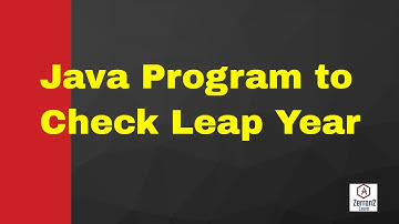 Java Program to Check Leap Year