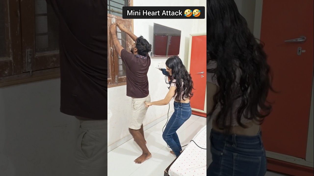 Drill machine prank on husband 😂🤣 