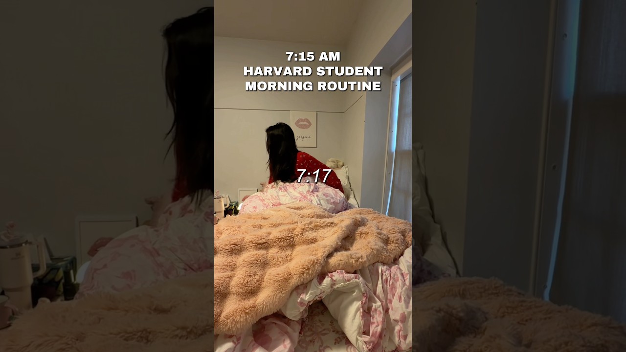 7:15 AM HARVARD STUDENT MORNING ROUTINE ✈️