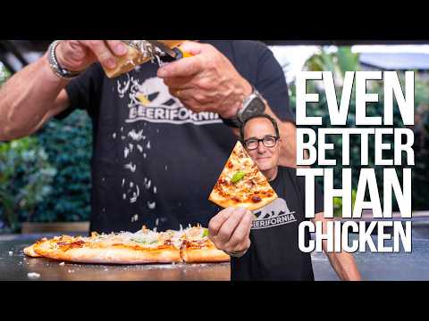 Marry me pizza (sun-dried tomato cream sauce, chicken and mozzarella), from the video