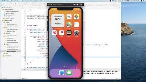 iOS 14 WidgetKit : Widget Family to Create Small, Medium, Large Widgets