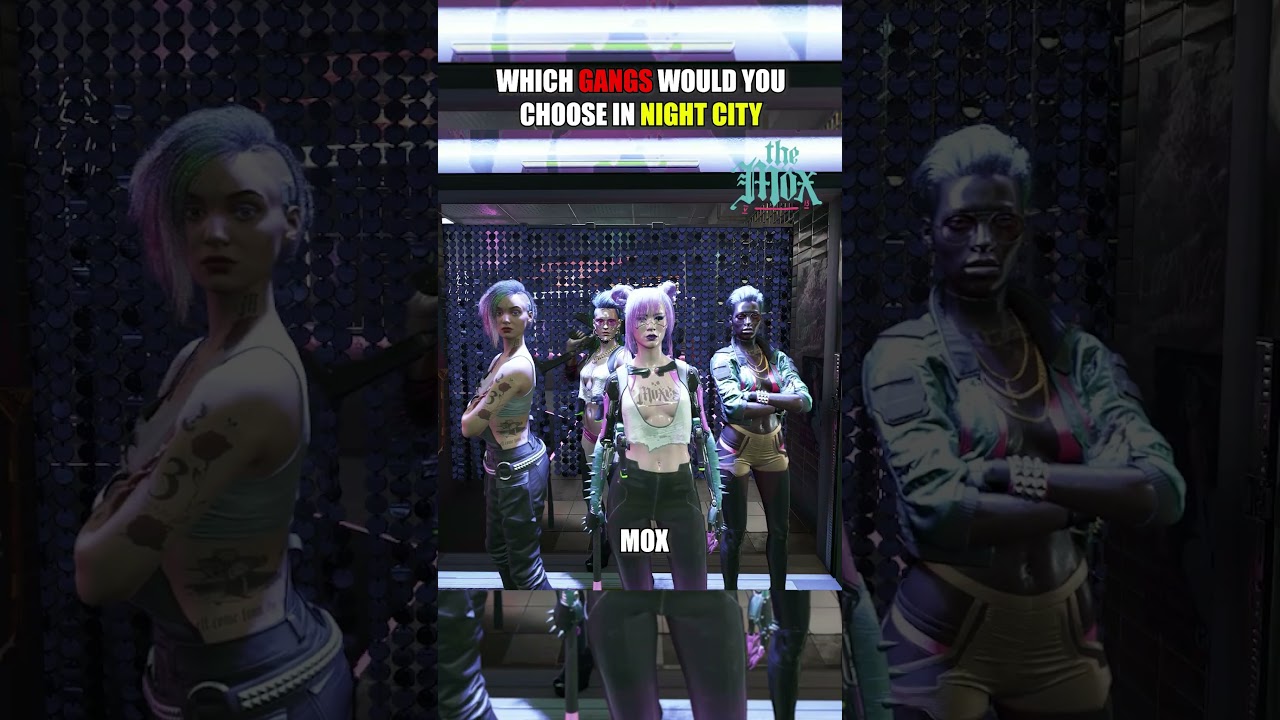 You can only choose ONE gang in Night City #cyberpunk2077 #shorts