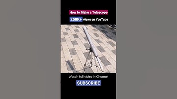 How to Make a Telescope #shorts #diyprojects
