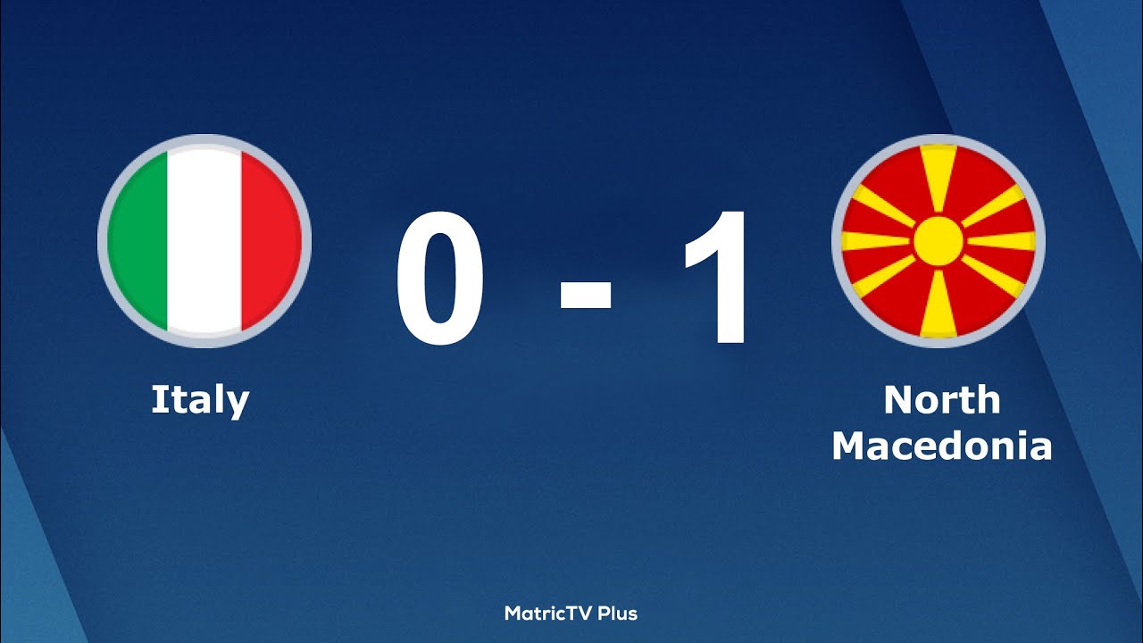 ITALY vs NORTH MACEDONIA 0 -1 Amazing Moment in Palermo