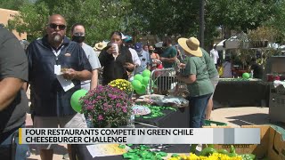 Four restaurants compete in green chile cheeseburger challenge