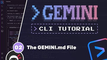 Gemini CLI Tutorial #2 - The GEMINI.md File