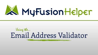 Email Address Validator