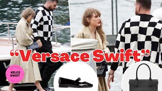 Taylor Swift DOUBLES up on Versace accessories for Lake Como BOAT ride with Travis Kelce by Kelce Swift 4,123 views 3 days ago 1 minute, 16 seconds