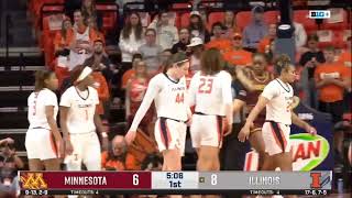 Opening Commentary - Illinois Women's Basketball vs. Minnesota (2023), Color Commentary