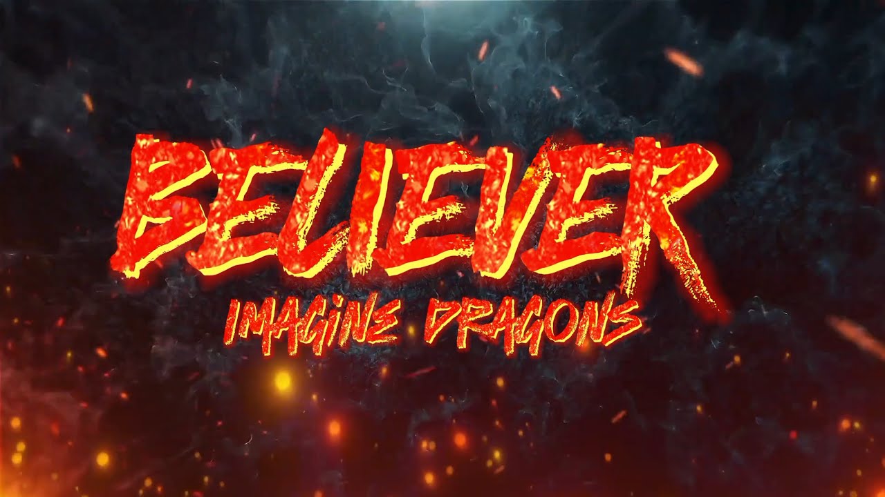 Imagine DragonsBeliever  English Lyrical Video song  VIBE TUNES 