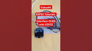 #4,  Interface OLED with ESP32 #shorts #ytshorts #shortvideo