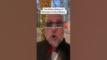 History of Ethereum in One Minute #shorts