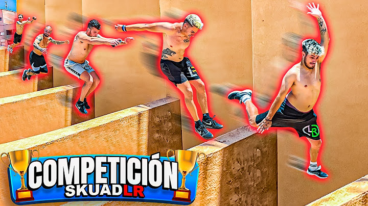 ¿QUÉ YOUTUBER de la SKUADLR SALTA MÁS?🏆 *COMPETICIÓN de PARKOUR*