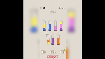 SortPuz - Water Sort Puzzle Game Level 6