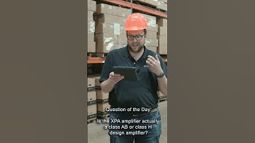 Are the XPA Amps Class AB or Class H? #shorts