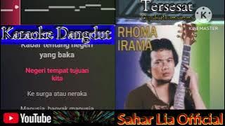 TERSESAT H Rhoma irama / Karaoke Dangdut Tampa vokal @saharlia