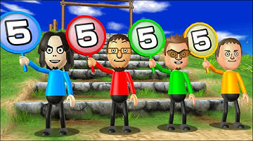 Wii Party MiniGames - Player Vs Daisuke Vs Cole Vs Michael (4 Players,Master Difficulty)