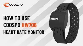 How to Use Coospo HW706 Armband Heart Rate Monitor?