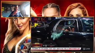 WWE RAW Ronda Rousey And Becky Lynch And Charlotte Flair Are Arrested Segment Reaction!!!