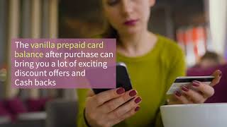 Vanilla Prepaid Card Balance | myprepaidvanilla.com