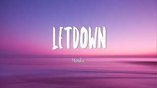 Hindia - letdown (Lirik Lagu)
