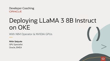 Deploying LLaMA 3 8B Instruct on OKE with NVIDIA NIM & A10 GPUs