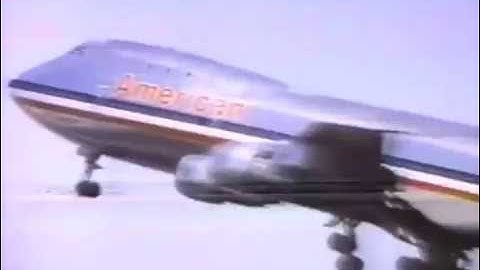 1981 American Airlines 747 Commercial