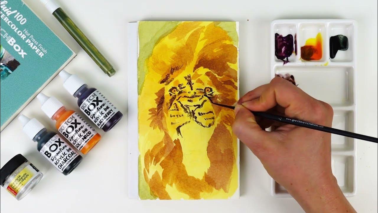 Before You Use ACRYLIC INK on Your Paintings WATCH THIS 
